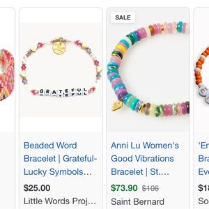 Beaded Saying Bracelets
